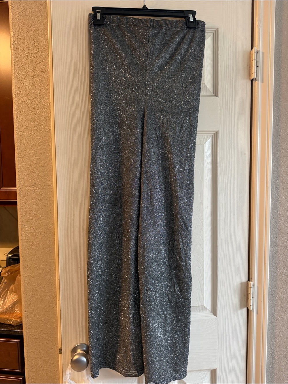 HYFVE Strapless Sparkle bodycon dress in Silver